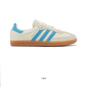 Adidas Sambas Blue and Cream Size 7M (8.5W)